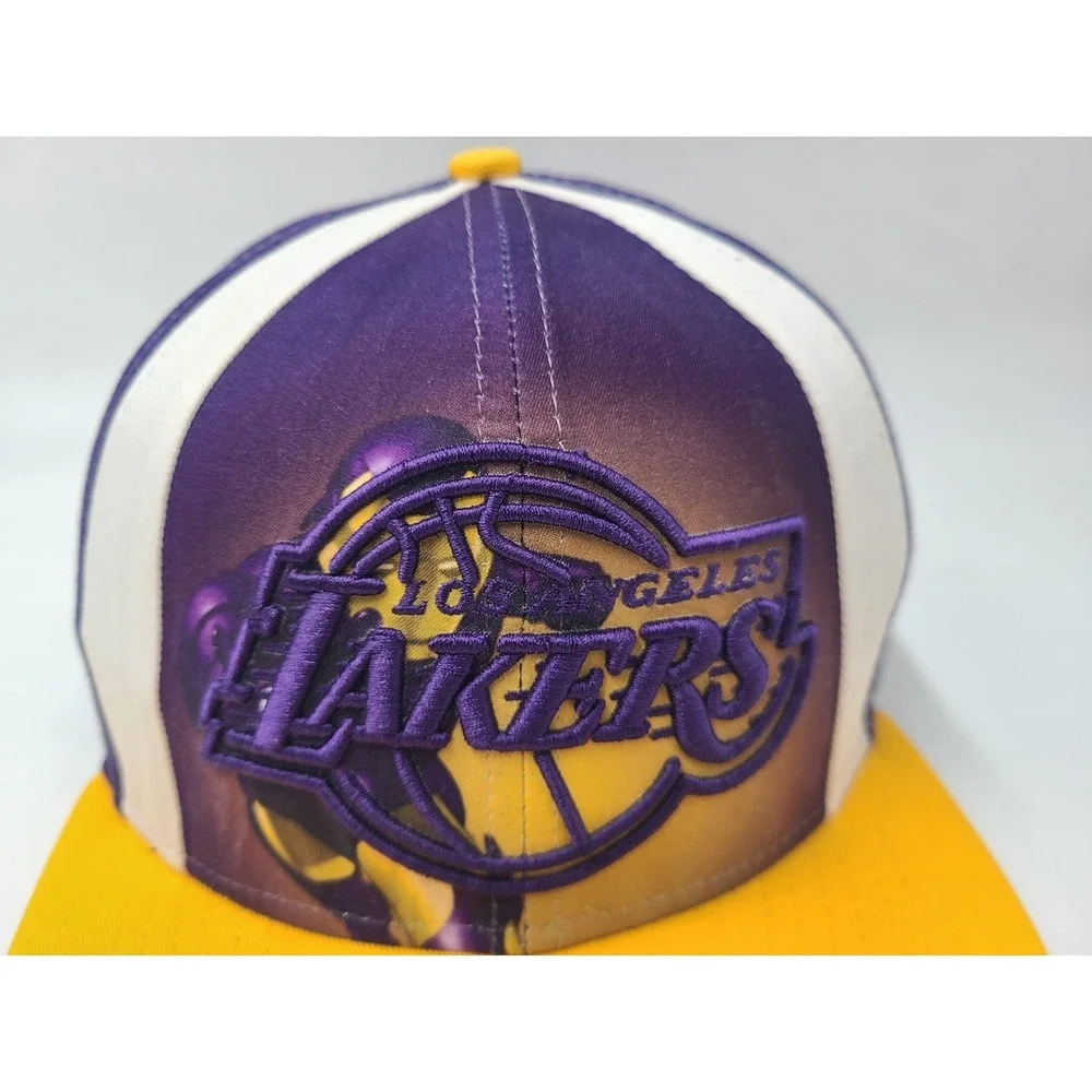 Los Angeles Lakers Iron Man Marvel New Era‎ 9Fifty Snapback Hat Cap NBA Purple